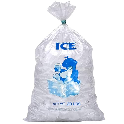 Eisbeutel, 9 kg, 250 Beutel/Hülle, starke Plastiktüte, transparent, bedruckt, 35,6 x 68,6 cm, 2,30 mm Eisbeutel, 9 kg, 250 Beutel/Hülle, starke Plastiktüte, transparent, bedruckt, 35,6 x 68,6 cm, 2,30 mm von ASSUREPAK