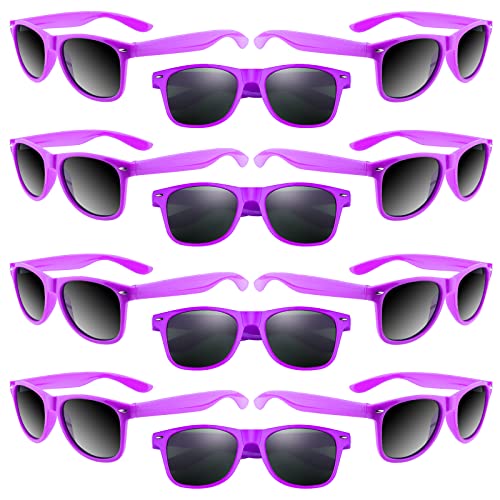 ASTARON 12 Stück Party Sonnenbrille Lila, Neon Sonnenbrille Vintage Sonnenbrillen Set Retro Lustige Party Brille für Strand Hochzeit Party Pool Party Supplies ASTARON 12 Stück Party Sonnenbrille Lila, Neon Sonnenbrille Vintage Sonnenbrillen Set Retro Lustige Party Brille für Strand Hochzeit Party Pool Party Supplies von ASTARON