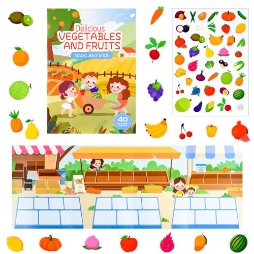 ASTARON Bauernhof-Stickerbuch für Kleinkinder, Wiederverwendbare wasserdichte Fahrzeugaufkleber, Flugzeugaktivitäten Reisespielzeug für Kinder, pädagogisches sensorisches Lernspielzeug ASTARON Bauernhof-Stickerbuch für Kleinkinder, Wiederverwendbare wasserdichte Fahrzeugaufkleber, Flugzeugaktivitäten Reisespielzeug für Kinder, pädagogisches sensorisches Lernspielzeug von ASTARON