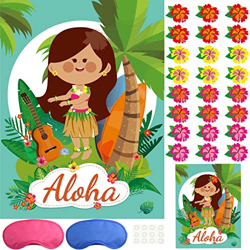ASTARON Hawaiian Tropical Party Spiel, Pin Spiel für Aloha Tiki Hawaiian Party Supplies Pin die Hibiskus Blume auf Hawaiian Girl Luau Party Supplies Sommer Tropical Party Dekorationen ASTARON Hawaiian Tropical Party Spiel, Pin Spiel für Aloha Tiki Hawaiian Party Supplies Pin die Hibiskus Blume auf Hawaiian Girl Luau Party Supplies Sommer Tropical Party Dekorationen von ASTARON