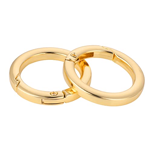 ASTER Runde Karabiner Gold Schlüsselanhänger, 25mm Ringkarabiner Karabinerhaken Metall Kleine Schlüsselring O-Ring Frühling Snap Clips Ersatzteile für Schlüsselkette Rucksack DIY Handwerk Zubehör ASTER Runde Karabiner Gold Schlüsselanhänger, 25mm Ringkarabiner Karabinerhaken Metall Kleine Schlüsselring O-Ring Frühling Snap Clips Ersatzteile für Schlüsselkette Rucksack DIY Handwerk Zubehör von ASTER