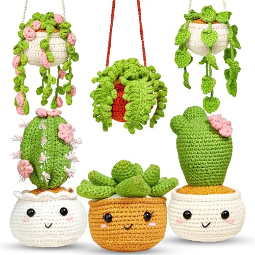 ASTNIC Häkelset für Anfänger,Häkelnadel Set, Kaktus Hänge Häkeln Starter Kit Erwachsene mit Anleitung, für DIY DIY-Handarbeiten mit Häkelnadeln, Garn, Füllung, Handnähnadel, Stichmarkern, Anleitung ASTNIC Häkelset für Anfänger,Häkelnadel Set, Kaktus Hänge Häkeln Starter Kit Erwachsene mit Anleitung, für DIY DIY-Handarbeiten mit Häkelnadeln, Garn, Füllung, Handnähnadel, Stichmarkern, Anleitung von ASTNIC