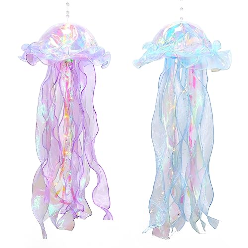Glitzernde schillernde Quallen zum Aufhängen, blau, lila, Quallen-Set für unter dem Meer, kleine Meerjungfrau, Party-Dekoration, hängende Quallen, Dekoration, Ozean, Geburtstag, Braut, Babyparty, Glitzernde schillernde Quallen zum Aufhängen, blau, lila, Quallen-Set für unter dem Meer, kleine Meerjungfrau, Party-Dekoration, hängende Quallen, Dekoration, Ozean, Geburtstag, Braut, Babyparty, von ASTNIC