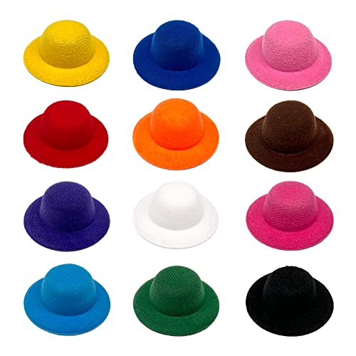 12 Stück Mini-Zylinderhut Puppenhüte Filz zum Basteln Miniatur 5,8 cm 12 Farben 12 Stück Mini-Zylinderhut Puppenhüte Filz zum Basteln Miniatur 5,8 cm 12 Farben von ASUNFO
