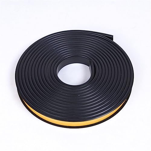 ASZHQUXIUAS 16,4 Fuß Langer U-förmiger Kantenschutz aus Silikagel – Kantenschutz for weiche Möbel und Arbeitsplatten zur Reparatur und Restaurierung von Schränken(Black,30 mm) von ASZHQUXIUAS