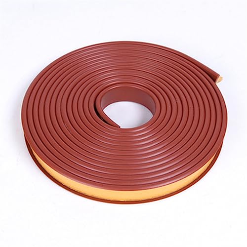 ASZHQUXIUAS 16,4 Fuß Langer U-förmiger Kantenschutz aus Silikagel – Kantenschutz for weiche Möbel und Arbeitsplatten zur Reparatur und Restaurierung von Schränken(Brown,36mm) von ASZHQUXIUAS