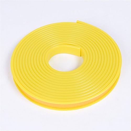 ASZHQUXIUAS 16,4 Fuß Langer U-förmiger Kantenschutz aus Silikagel – Kantenschutz for weiche Möbel und Arbeitsplatten zur Reparatur und Restaurierung von Schränken(Yellow,18mm) von ASZHQUXIUAS