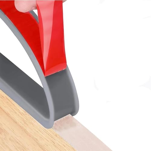 ASZHQUXIUAS 5 m/16,4 ft U-förmiger TPE-Kantenschutz – selbstklebendes, Flexibles Kantenband for die Möbelrestaurierung und Schrankreparatur, Kantenschutz for Abziehen und Aufkleben(Gray,32mm) von ASZHQUXIUAS