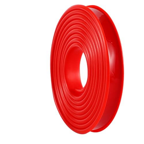 ASZHQUXIUAS 5 m Selbstklebender TPE-Kantenschutz – U-förmiges, Flexibles Möbelkantenband for die Schrankreparatur, abziehbare und aufklebbare Furnierkante (rot, 2 cm Breite)(2.8cm) von ASZHQUXIUAS