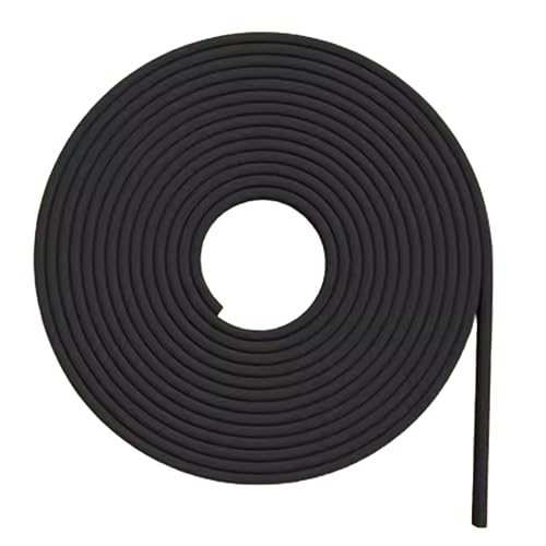 ASZHQUXIUAS 5 m U-förmige Furnierkantenleiste – Selbstklebende, Flexible Möbelkantenleiste for die Restaurierung von Tischen und Schränken, Kantenschutz for Abziehen und Aufkleben(Black,2.2cm) von ASZHQUXIUAS