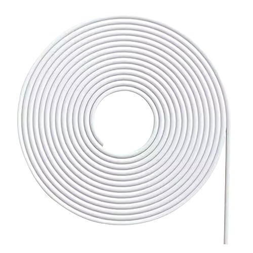ASZHQUXIUAS 5 m U-förmige Furnierkantenleiste – Selbstklebende, Flexible Möbelkantenleiste for die Restaurierung von Tischen und Schränken, Kantenschutz for Abziehen und Aufkleben(White,2.2cm) von ASZHQUXIUAS