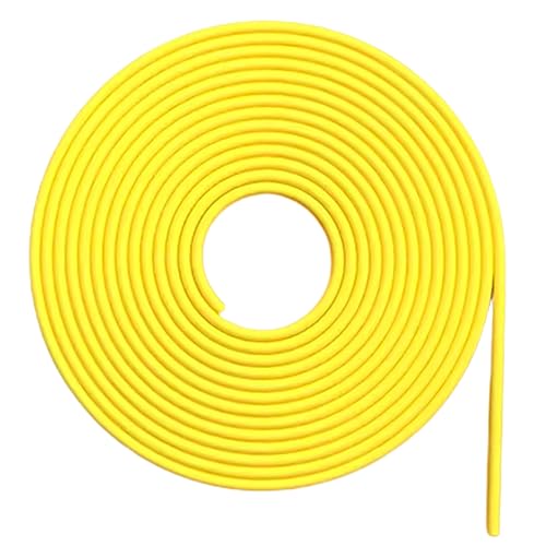 ASZHQUXIUAS 5 m U-förmige Furnierkantenleiste – Selbstklebende, Flexible Möbelkantenleiste for die Restaurierung von Tischen und Schränken, Kantenschutz for Abziehen und Aufkleben(Yellow,2.2cm) von ASZHQUXIUAS