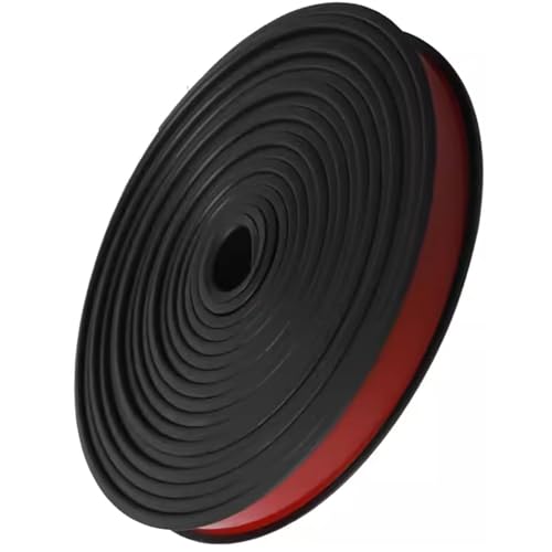 ASZHQUXIUAS 5 m U-förmiger Kantenschutz – Selbstklebende Möbelkantenbänder for die Schrankreparatur, U-Kanal-Formteilkanten(Black,20 mm) von ASZHQUXIUAS