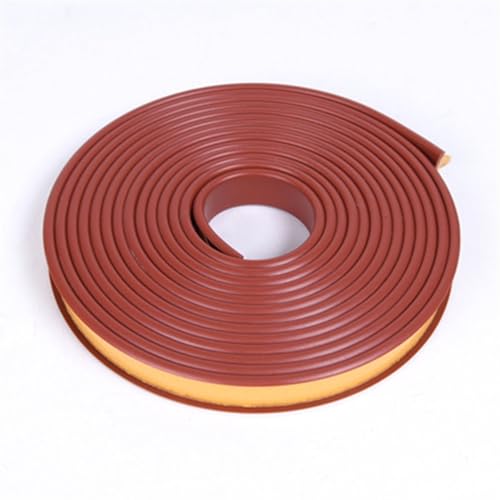ASZHQUXIUAS 5 m U-förmiger Kantenschutz – Selbstklebende Möbelkantenbänder for die Schrankreparatur, U-Kanal-Formteilkanten(Brown,16mm) von ASZHQUXIUAS