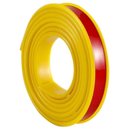 ASZHQUXIUAS 5 m U-förmiger Kantenschutz – Selbstklebende Möbelkantenbänder for die Schrankreparatur, U-Kanal-Formteilkanten(Yellow,16mm) von ASZHQUXIUAS