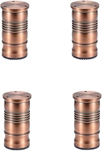ASZHQUXIUAS Tischbeine,Tischbeine Metall, Möbelbeine for Sofa, Schrank und Tisch – 4er-Set, Ersatzfüße aus Aluminium(120mm) von ASZHQUXIUAS