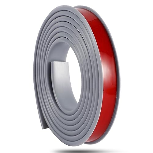 ASZHQUXIUAS Weicher Kantenschutz aus Silikon – U-förmiger, Flexibler Kantenschutz for Arbeitsplatten und Möbel for Schreibtisch, Tischreparatur, Selbstklebender Formschutz(Gray,18mm) von ASZHQUXIUAS