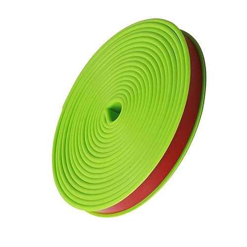 ASZHQUXIUAS Weicher Kantenschutz aus Silikon – U-förmiger, Flexibler Kantenschutz for Arbeitsplatten und Möbel for Schreibtisch, Tischreparatur, Selbstklebender Formschutz(Green,22mm) von ASZHQUXIUAS