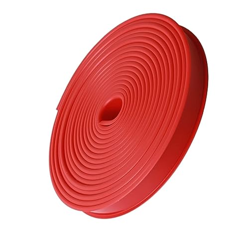 ASZHQUXIUAS Weicher Kantenschutz aus Silikon – U-förmiger, Flexibler Kantenschutz for Arbeitsplatten und Möbel for Schreibtisch, Tischreparatur, Selbstklebender Formschutz(Red,28mm) von ASZHQUXIUAS