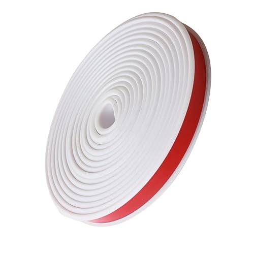 ASZHQUXIUAS Weicher Kantenschutz aus Silikon – U-förmiger, Flexibler Kantenschutz for Arbeitsplatten und Möbel for Schreibtisch, Tischreparatur, Selbstklebender Formschutz(White,20 mm) von ASZHQUXIUAS