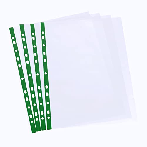 ASelected 100 Stück Prospekthüllen, Klarsichthüllen, Hochwertige, Transparente Kunststoff-Ordner, A4-Taschen, Gelochte Taschen ASelected 100 Stück Prospekthüllen, Klarsichthüllen, Hochwertige, Transparente Kunststoff-Ordner, A4-Taschen, Gelochte Taschen von ASelected
