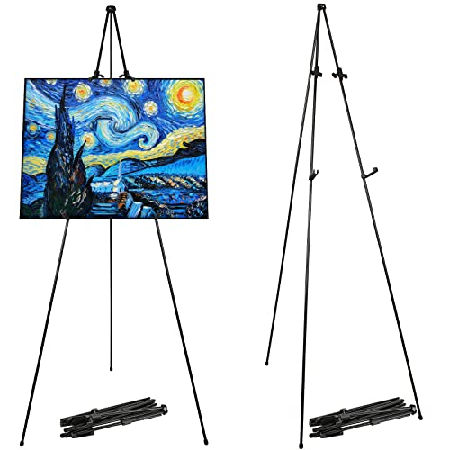 ASelected 2 Stück Display Staffelei Verstellbare, 160 cm Faltbare Staffelei Poster Metall, Staffeleiständer für Hochzeitsschild, Präsentationen, Poster, Kunstdisplays ASelected 2 Stück Display Staffelei Verstellbare, 160 cm Faltbare Staffelei Poster Metall, Staffeleiständer für Hochzeitsschild, Präsentationen, Poster, Kunstdisplays von ASelected