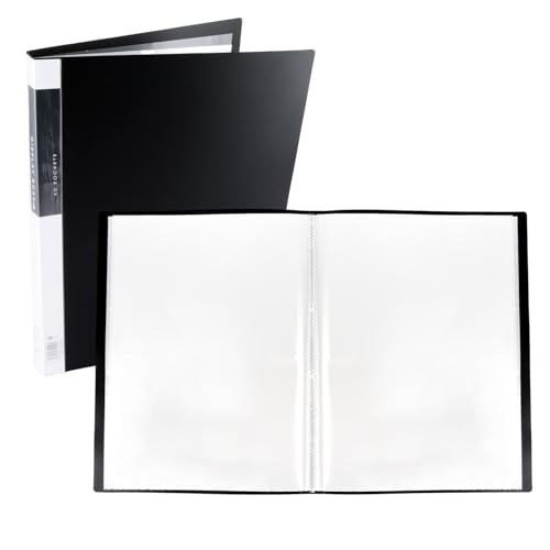 ASelected A3-Sichtbuch, 40 Taschen, Präsentationsbuch mit transparenten Kunststoffhüllen, 80 Ansichten, A3-Aufbewahrungsbuch, Ordner für Malerei, Kunstwerke, Portfolio-Projekte, Schule, Universität, ASelected A3-Sichtbuch, 40 Taschen, Präsentationsbuch mit transparenten Kunststoffhüllen, 80 Ansichten, A3-Aufbewahrungsbuch, Ordner für Malerei, Kunstwerke, Portfolio-Projekte, Schule, Universität, von ASelected