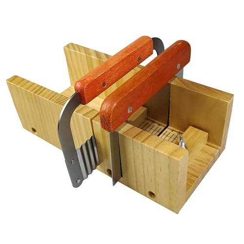 ATB-GIFT Seifenformen Set, Verstellbar Bambus Seifenschneider, DIY Verstellbar Seifen Gießformen Set Mit Stück Seife + Wellenmesser + flaches Messer ATB-GIFT Seifenformen Set, Verstellbar Bambus Seifenschneider, DIY Verstellbar Seifen Gießformen Set Mit Stück Seife + Wellenmesser + flaches Messer von ATB-GIFT