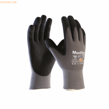 ATG Handschuh MaxiFlex Ultimate AD-APT 2455-10 grau/schwarz Gr. 10 von ATG