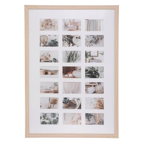 Atmosphera - Bilderrahmen Collage "Etienne" - 21 Fotos - Holz und Papier - Beige Atmosphera - Bilderrahmen Collage "Etienne" - 21 Fotos - Holz und Papier - Beige von ATMOSPHERA CREATEUR D'INTERIEUR