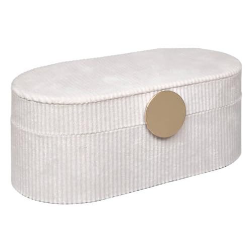 Atmosphera - Schmuckschatulle enya velours beige l255cm von ATMOSPHERA CREATEUR D'INTERIEUR