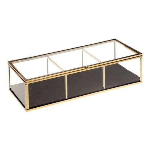 Atmosphera - Schmuckschatulle "Gold" - Glas - goldfarben - 25x6-7 cm - Gold Atmosphera - Schmuckschatulle "Gold" - Glas - goldfarben - 25x6-7 cm - Gold von ATMOSPHERA CREATEUR D'INTERIEUR