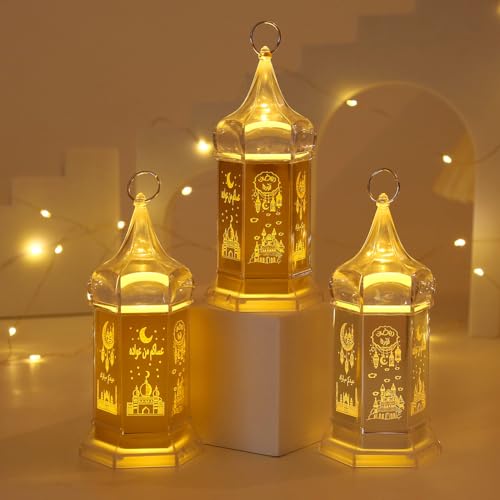 3 Stück Eid Festival Dekoratives Licht,Ramadan Deko Lampe,Ramadan Lantern,Ramadan Deko Lampe Mond Stern Dekoration,Ramadan Mondlampe für Ramadan Muslimische Festival Dekorative,Gebetszubehör 3 Stück Eid Festival Dekoratives Licht,Ramadan Deko Lampe,Ramadan Lantern,Ramadan Deko Lampe Mond Stern Dekoration,Ramadan Mondlampe für Ramadan Muslimische Festival Dekorative,Gebetszubehör von ATMWM