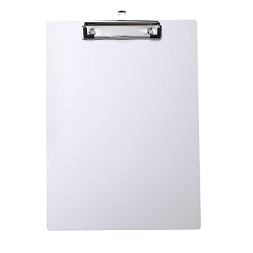 A4 Aluminium-Klemmbrett, Papierhalter, Metall-Klemmbrett, A4, Ordnerhalter für Büro, Schule, Arbeiter von ATNCKS