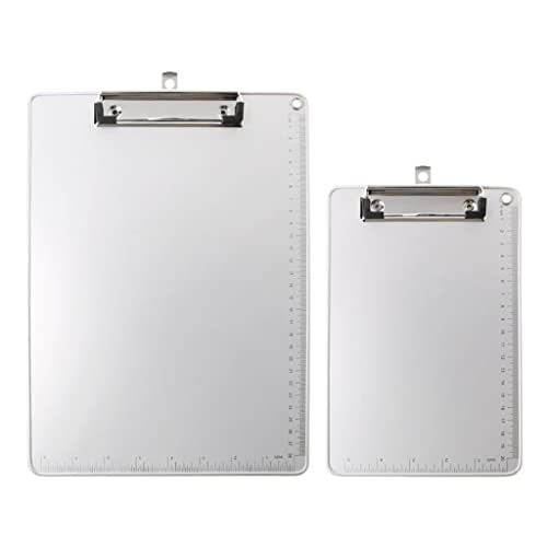 Tragbares Schreib-Clipboard aus Aluminiumlegierung, A4/A5, rutschfest, für Büro, Schule, Schreibwaren (Größe : A4) (A5) von ATNCKS