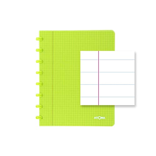 ATOMA Notizbuchsystem - Robust transparent - A5 - grün - Liniert ATOMA Notizbuchsystem - Robust transparent - A5 - grün - Liniert von ATOMA
