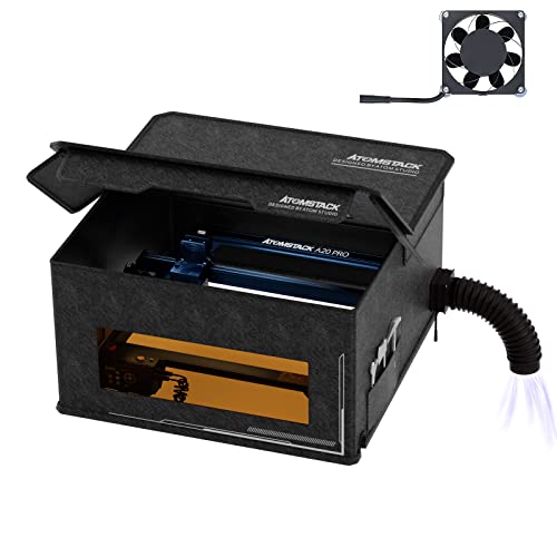 ATOMSTACK MAKER FB2 Enclosure Lasergehäuse mit Entlüftung für Laser Graviermaschine, 74 x 65 x 36cm Lasergravur Schutzbox Staubschutzhülle, Wasserdicht, Feuerfest, Isoliert gegen Rauch und Geruch ATOMSTACK MAKER FB2 Enclosure Lasergehäuse mit Entlüftung für Laser Graviermaschine, 74 x 65 x 36cm Lasergravur Schutzbox Staubschutzhülle, Wasserdicht, Feuerfest, Isoliert gegen Rauch und Geruch von ATOMSTACK MAKER