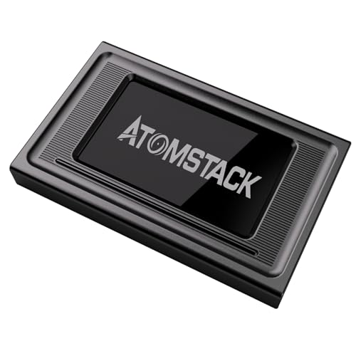 AtomStack CR1 Steuerterminal für A6/A12/A24/X6/X12/X24 Pro Lasergravurmaschine, 262K Farben, 8,9 cm Touchscreen, Echtzeitsteuerung von ATOMSTACK MAKER