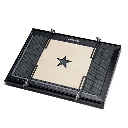ATOMSTACK Waben Laserbett, 22 mm Aluminium Waben Arbeitstischplatte mit 4 Halterungen und beobachtbarem Design für 98% Lasergravierer, Desktop-Schutz, 380 x 284 x 22 mm ATOMSTACK Waben Laserbett, 22 mm Aluminium Waben Arbeitstischplatte mit 4 Halterungen und beobachtbarem Design für 98% Lasergravierer, Desktop-Schutz, 380 x 284 x 22 mm von ATOMSTACK