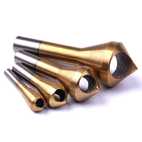 ATOPLEE 4 Stück HSS 4241 Werkzeug Senker Bit für Stahl Holz ATOPLEE 4 Stück HSS 4241 Werkzeug Senker Bit für Stahl Holz von ATOPLEE