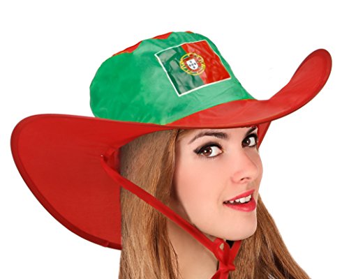 Atosa 24480 Atosa-24480-Cowboy Portugal Faltbare Mütze-WM Fußball und Sport, Grün/Rot, Talla única Atosa 24480 Atosa-24480-Cowboy Portugal Faltbare Mütze-WM Fußball und Sport, Grün/Rot, Talla única von ATOSA