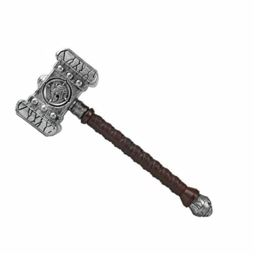 Atosa 59039 Hammer Thor, 52 cm, Braun/Silber, Unisex – Erwachsene Atosa 59039 Hammer Thor, 52 cm, Braun/Silber, Unisex – Erwachsene von ATOSA
