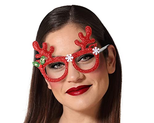 Atosa Brille Weihnachten Rentier Rot Frau Erwachsene Atosa Brille Weihnachten Rentier Rot Frau Erwachsene von ATOSA