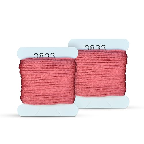 ATTERET Stickgarn-Set und Nachfüllpackungen – Baumwollfäden – DMC-Farbkodierung für Kreuzstich, Schnurhandwerk, Freundschaftsarmbänder ATTERET Stickgarn-Set und Nachfüllpackungen – Baumwollfäden – DMC-Farbkodierung für Kreuzstich, Schnurhandwerk, Freundschaftsarmbänder von ATTERET