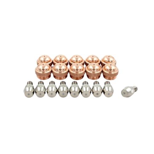 ATooi Elektrodendüse, Plasma-Schneidbrenner, 60/80/121 743.0441 743.0122 743.0142 743.0132 743.0209 743.0355 (Color : 10pcs, Size : 743.0441) von ATooi