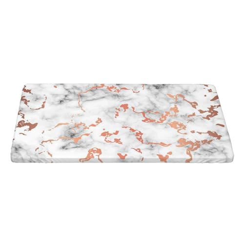 AUBKFELD Marmor-Textur, Kupferspritzer, bedruckt, 122 x 76 cm, rechteckige Tischdecke, Stoff-Tischdecke mit elastischem Rand, für Urlaub, Picknick, Küche, Esszimmer, Party AUBKFELD Marmor-Textur, Kupferspritzer, bedruckt, 122 x 76 cm, rechteckige Tischdecke, Stoff-Tischdecke mit elastischem Rand, für Urlaub, Picknick, Küche, Esszimmer, Party von AUBKFELD