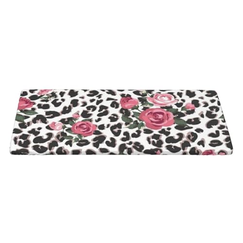 AUBKFELD Tischdecke mit süßem rosa Rosenmuster, bedruckt, 152 x 76 cm, rechteckige Tischdecke, Stoff-Tischdecke mit elastischem Rand, für Urlaub, Picknick, Küche, Esszimmer, Party AUBKFELD Tischdecke mit süßem rosa Rosenmuster, bedruckt, 152 x 76 cm, rechteckige Tischdecke, Stoff-Tischdecke mit elastischem Rand, für Urlaub, Picknick, Küche, Esszimmer, Party von AUBKFELD