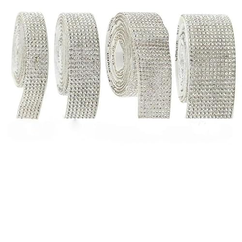 1 Rolle selbstklebende Kristall-Strass-Streifen, Kristallband, Bling-Aufkleber mit 2 mm Strasssteinen, für Bastelarbeiten, Kunsthandwerk 1 Rolle selbstklebende Kristall-Strass-Streifen, Kristallband, Bling-Aufkleber mit 2 mm Strasssteinen, für Bastelarbeiten, Kunsthandwerk von AUCBGJQCPM