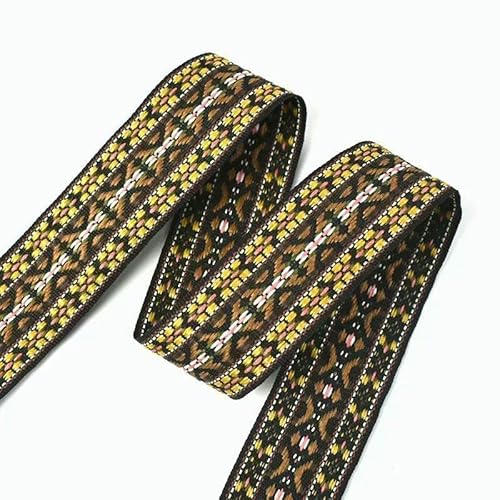4,5 m, Polyester-Baumwoll-Jacquard-Gurtband, Nähen, Band, Kleidersack, Riemen, Schrägband, dekoratives Spitzenband, 30/38 mm 4,5 m, Polyester-Baumwoll-Jacquard-Gurtband, Nähen, Band, Kleidersack, Riemen, Schrägband, dekoratives Spitzenband, 30/38 mm von AUCBGJQCPM