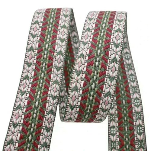 4,5 m, Polyester-Baumwoll-Jacquard-Gurtband, Nähen, Band, Kleidersack, Riemen, Schrägband, dekoratives Spitzenband, 30/38 mm 4,5 m, Polyester-Baumwoll-Jacquard-Gurtband, Nähen, Band, Kleidersack, Riemen, Schrägband, dekoratives Spitzenband, 30/38 mm von AUCBGJQCPM